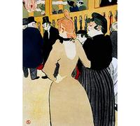 Wee Blue Coo Painting Interior Toulouse Lautrec Moulin Rouge Goulue Poster Art Print Bb12793B