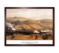 Wee Blue Coo Painting Landscape War Simpson Charge Light Brigade Art Print Framed Poster Wall Decor 12X16 Inch