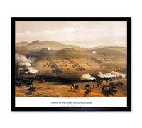 Wee Blue Coo Painting Landscape War Simpson Charge Light Brigade Art Print Framed Poster Wall Decor 12X16 Inch
