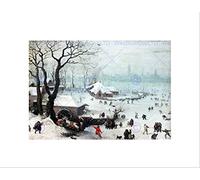 Wee Blue Coo Painting Landscape Winter Scene Snow Tree Antwerp Wall Art Print