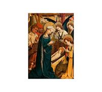 Wee Blue Coo Painting Master Lichtenstein Castle Nativity Holy Night Wall Art Print