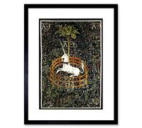 Wee Blue Coo PAINTING MEDIEVAL TAPESTRY UNKNOWN HUNT UNICORN CAPTIVITY FRAMED PRINT B12X3968