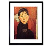 Wee Blue Coo PAINTING MODIGLIANI MARIE OLD MASTER FRAMED PICTURE ART PRINT F97X8975