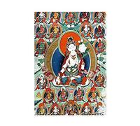 Wee Blue Coo Painting Mongolia White Tara Wall Art Print