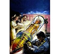 Wee Blue Coo Painting Neogenisis Machine Sci Fi Future Art Canvas Print