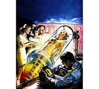 Wee Blue Coo PAINTING NEOGENISIS MACHINE SCI FI FUTURE ART POSTER PRINT 18x24 INCH LV2661