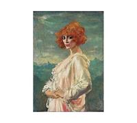 Wee Blue Coo Painting Portrait Augustus Luisa Marchesa Casati Wall Art Print