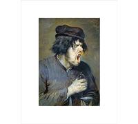 Wee Blue Coo Painting Portrait Brouwer The Bitter Tonic Potion Wall Art Print