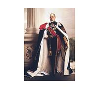 Wee Blue Coo Painting Portrait Lander King George V England 12x16 Wall Art Print