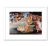 Wee Blue Coo Painting Portrait Mythology Roman Botticelli Birth Venus Framed Wall Art Print