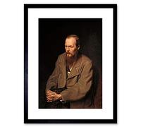 Wee Blue Coo PAINTING PORTRAIT PEROV AUTHOR FYODOR DOSTOYEVSKY FRAMED PRINT F97x11609