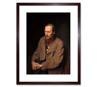 Wee Blue Coo PAINTING PORTRAIT PEROV AUTHOR FYODOR DOSTOYEVSKY FRAMED PRINT F97x11609