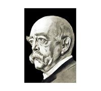 Wee Blue Coo Painting Portrait Scheuermann Chancellor Bismarck Wall Art Print