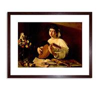 Wee Blue Coo PAINTING PORTRAIT STUDY CARAVAGGIO LUTE PLAYER FRAMED PRINT F97X4982