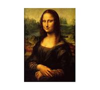 Wee Blue Coo Painting Portrait Study Da Vinci Mona Lisa Detail Wall Art Print