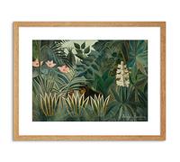 Wee Blue Coo PAINTING ROUSSEAU FRENCH EQUATORIAL JUNGLE FRAMED PRINT F97X3624