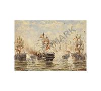 Wee Blue Coo Painting Rubelli Von Sturmfest Battle Of Lissa Wall Art Print
