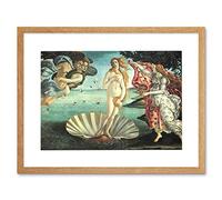 Wee Blue Coo Painting Sea Shell Goddess Birth Venus Botticelli Picture Framed Wall Art Print
