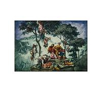 Wee Blue Coo Painting Sert Europe Or The Autumn 12x16 Wall Art Print