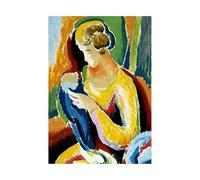 Wee Blue Coo Painting Thomas Hart Benton Woman Wall Art Print