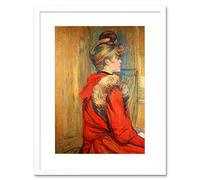 Wee Blue Coo Painting Toulouse-lautrec Girl Fur Study Framed Wall Art Print