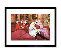 Wee Blue Coo Painting Toulouse-lautrec Moulin Rouge Framed Wall Art Print