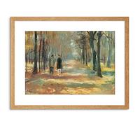 Wee Blue Coo Painting Ury Couple Walking Woods Old Master Framed Wall Art Print