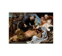Wee Blue Coo Painting Van Dyck Samson And Delilah Wall Art Print