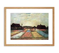 Wee Blue Coo PAINTING VAN GOGH BULB FIELDS FLOWER BEDS FRAMED PICTURE ART PRINT F97X8155
