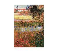 Wee Blue Coo Painting Van Gogh Flowering Garden Old Master Wall Art Print