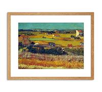 Wee Blue Coo PAINTING VAN GOGH HARVEST ARLES OLD MASTER FRAMED PICTURE ART PRINT F97X9679