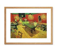 Wee Blue Coo Painting Van Gogh Night Cafe Old Master Framed Wall Art Print