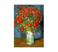 Wee Blue Coo Painting Van Gogh Red Poppies Old Master Wall Art Print