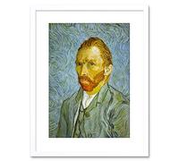 Wee Blue Coo PAINTING VAN GOGH SELF PORTRAIT OLD MASTER FRAMED PRINT F97X7473