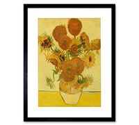Wee Blue Coo PAINTING VAN GOGH STILL LIFE SUNFLOWERS FRAMED PICTURE ART PRINT F97X9744