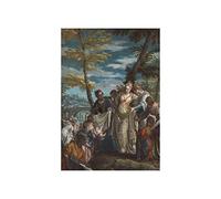 Wee Blue Coo Painting Veronese The Finding Of Moses 12x16 Wall Art Print