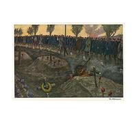 Wee Blue Coo Painting War Great Wwi Baluschek Prisoners 12X16 Wall Art Print