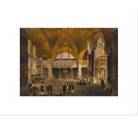 Wee Blue Coo PAINTINGS AYA SOFYA MOSQUE HAGHE ISTANBUL ISLAM TURKEY FRAMED PRINT B12X10937