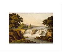 Wee Blue Coo Paintings Landscape Waterfall Great Falls Potomac USA Wall Art Print