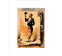 Wee Blue Coo PAINTINGS PORTRAIT AD CIRCUS EXHIBITION CONTORTIONIST FRAMED PRINT B12X7541
