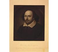 Wee Blue Coo Paintings Portrait William Shakespeare Elizabethan Playwright Art Print Poster Wall Decor 12X16 Inch
