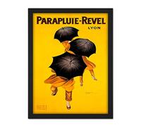 Wee Blue Coo Parapluie Revel Umbrella Rain Lyon France Artwork Framed Wall Art Print 18X24 Inch