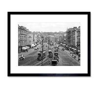 Wee Blue Coo Patrick Street Cork Ireland Vintage History Old BW Framed Wall Art Print