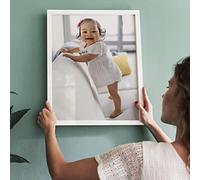 Wee Blue Coo Personalised Framed Prints Beautiful Photos of Family, Friends and Pets Personalised Gifts for Special Occasions Framed Brown A3 Upload from Phone