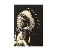 Wee Blue Coo Photo 1898 Indian Congress Afraid Of Eagle Sioux Native Wall Art Print