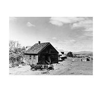 Wee Blue Coo Photo Abandoned Farmhouse Near Newport Vermont Picture Wall Art Print