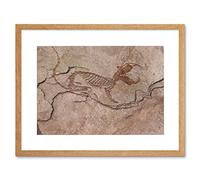 Wee Blue Coo Photo Archaeology Fossil Dinosaur Remains Rock New Framed Wall Art Print