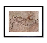 Wee Blue Coo Photo Archaeology Fossil Dinosaur Remains Rock New Framed Wall Art Print
