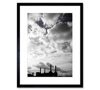 Wee Blue Coo Photo Architecture Transport Battersea Power Station Jet Framed Wall Art Print