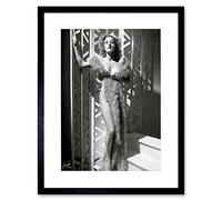 Wee Blue Coo Photo Black White Garbo Chicago Burlesque Halladay Framed Wall Art Print